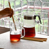 Bamboo straws with cleaner